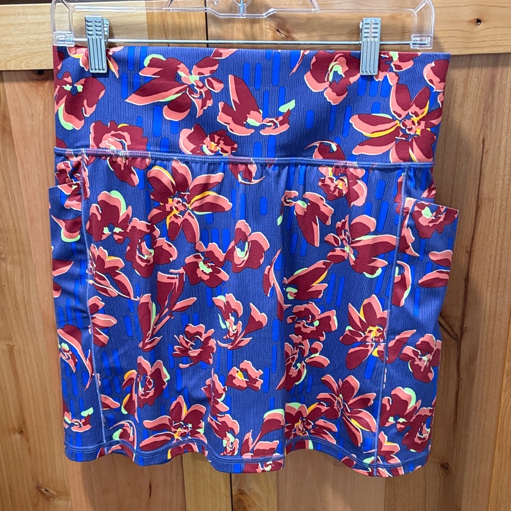 Athleta Multicolor Floral Golf Skort
